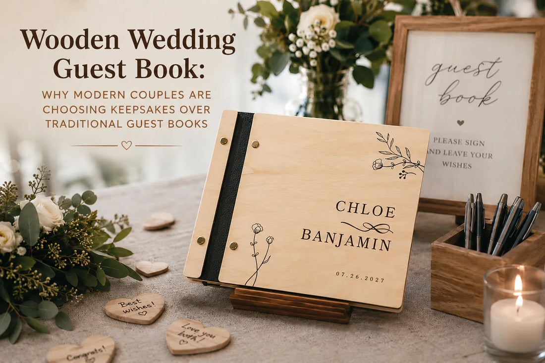 Wooden Wedding Guest Book: Why Modern Couples Are Choosing Keepsakes Over Traditional Guest Books