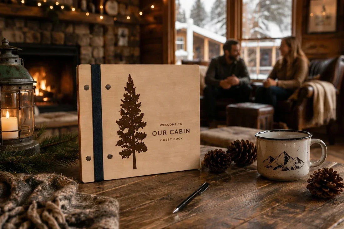 Why Every Cozy Retreat Needs a Personalized Cabin Guest Book