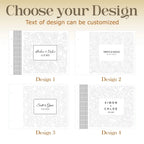 Personalized Engraved Wooden Wedding Guest Book, Custom Engraved Guestbook