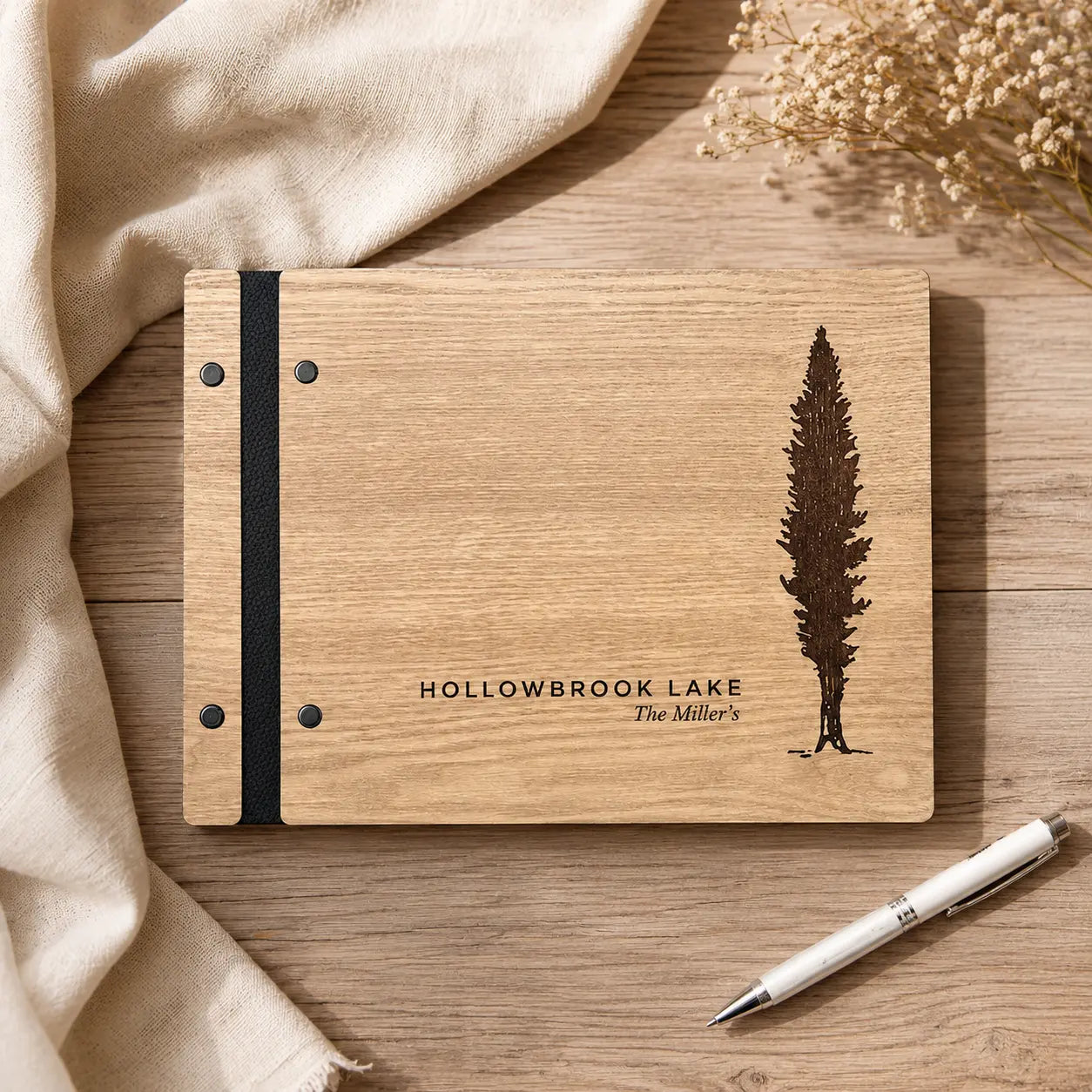 Custom Guest Book for Airbnb Cabins Lodge & Vacation home Welcome Journal