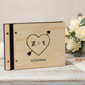 Personalized Wooden Wedding Guest Book, Custom Engraved Guestbook, Polaroid Photobooth Album, Wedding Easter Gift