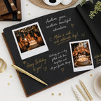Personalized Walnut Wooden Memory Book – Custom Engraved Keepsake Album for Birthdays & Special Moments