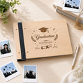 Personalized Wooden Graduation Guest Book & Photo Album | Class of 2026