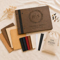 DIY Wooden Book | Custom Guest Book, Photo Album & Memory Book