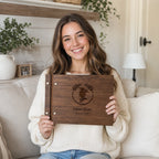 Personalized Graduation Wood Guest Book – Custom Photo Album, Class of 2026 Memory Keeper