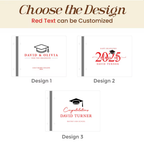 Personalized Wooden Graduation Guest Book | Custom Yearbook &amp; Memory Album