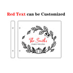 Personalized Wooden Family Recipe Book | Custom Engraved Cookbook & Thanksgiving Gift