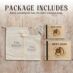 Personalized Wooden Mother's Day Keepsake, Handcrafted Photo Album & Memory Book Gift for Mom