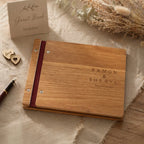 Personalized Wooden Wedding Guest Book, Custom Engraved Guestbook, Polaroid Photobooth Album, Wedding Easter Gift