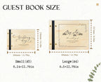 Personalized Rustic Wooden Wedding Guest Book – Vintage Engraved Wedding Keepsake Album