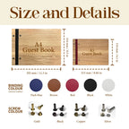 Personalized Wooden Graduation Guest Book | Custom Yearbook &amp; Memory Album