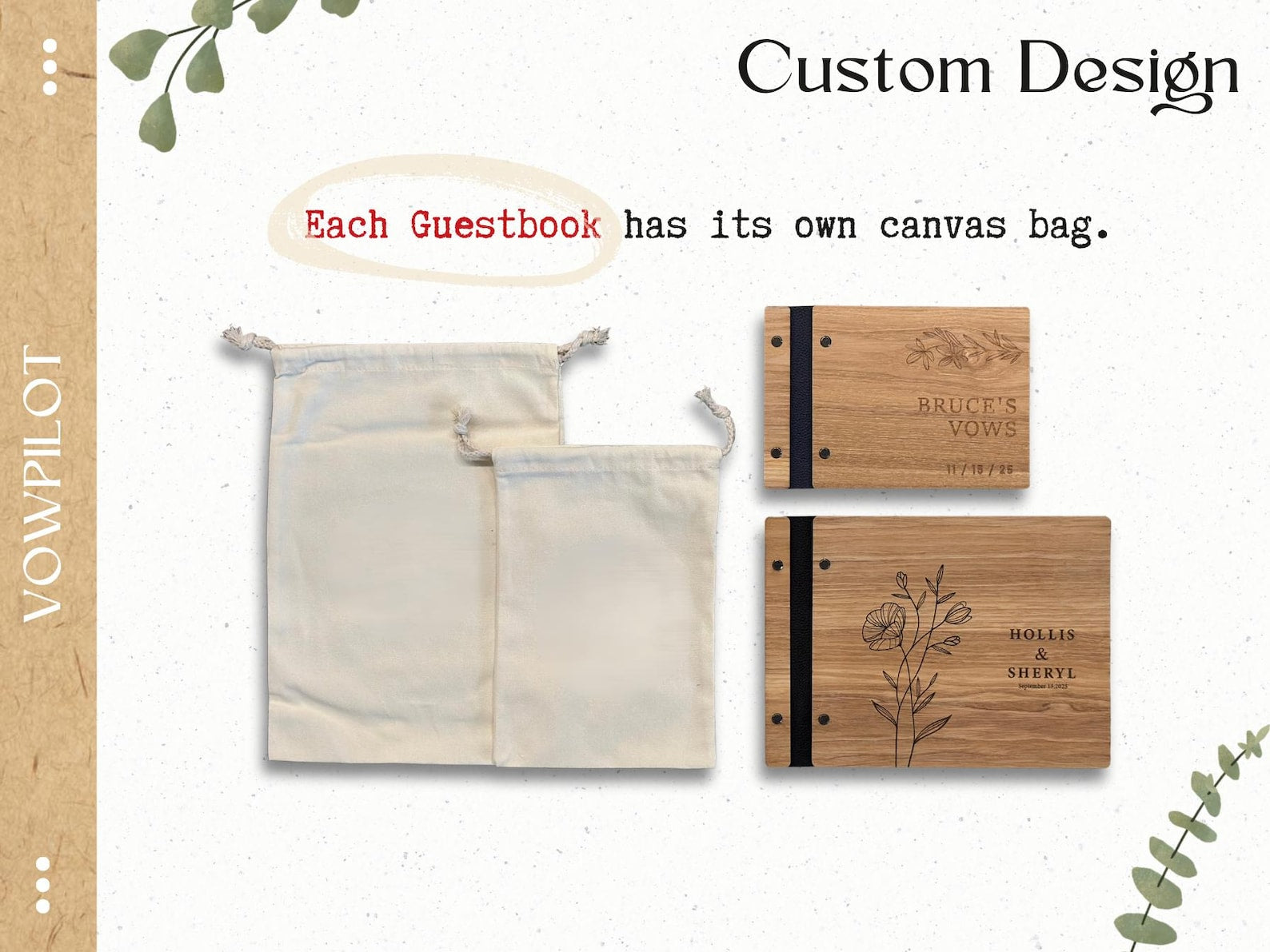 Personalized Graduation Wood Guest Book – Custom Photo Album, Class of 2026 Memory Keeper