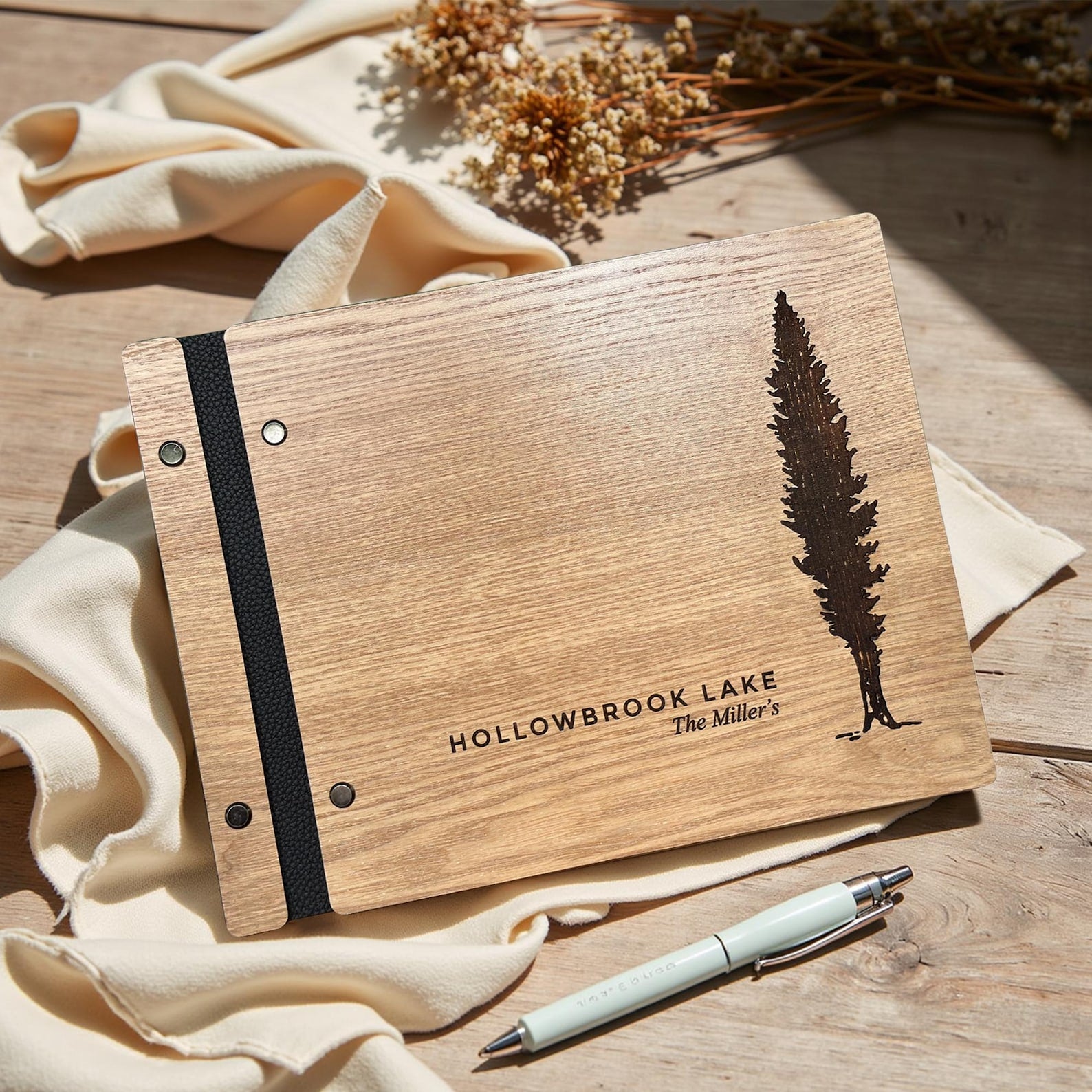 Custom Guest Book for Airbnb Cabins Lodge & Vacation home Welcome Journal