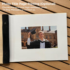 Personalized Wooden Graduate Guest Book Class of 2026 Engraved Graduation Scrapbook