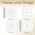 Personalized Wooden Wedding Guest Book: Engraved Wedding  Album, Keepsake for Couples