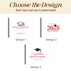 Wooden graduation guestbook, pine wood guest book, custom graduation yearbook