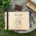 Personalized Wooden Adventure Book: Engraved Travel Scrapbook