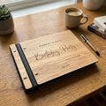 Personalized Wooden Guest Book: Photo Album Turns One  Gift for Birthday Keepsake