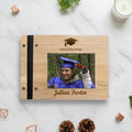Personalized Graduation Wood Guest Book – Custom Photo Album, Class of 2026 Memory Keeper