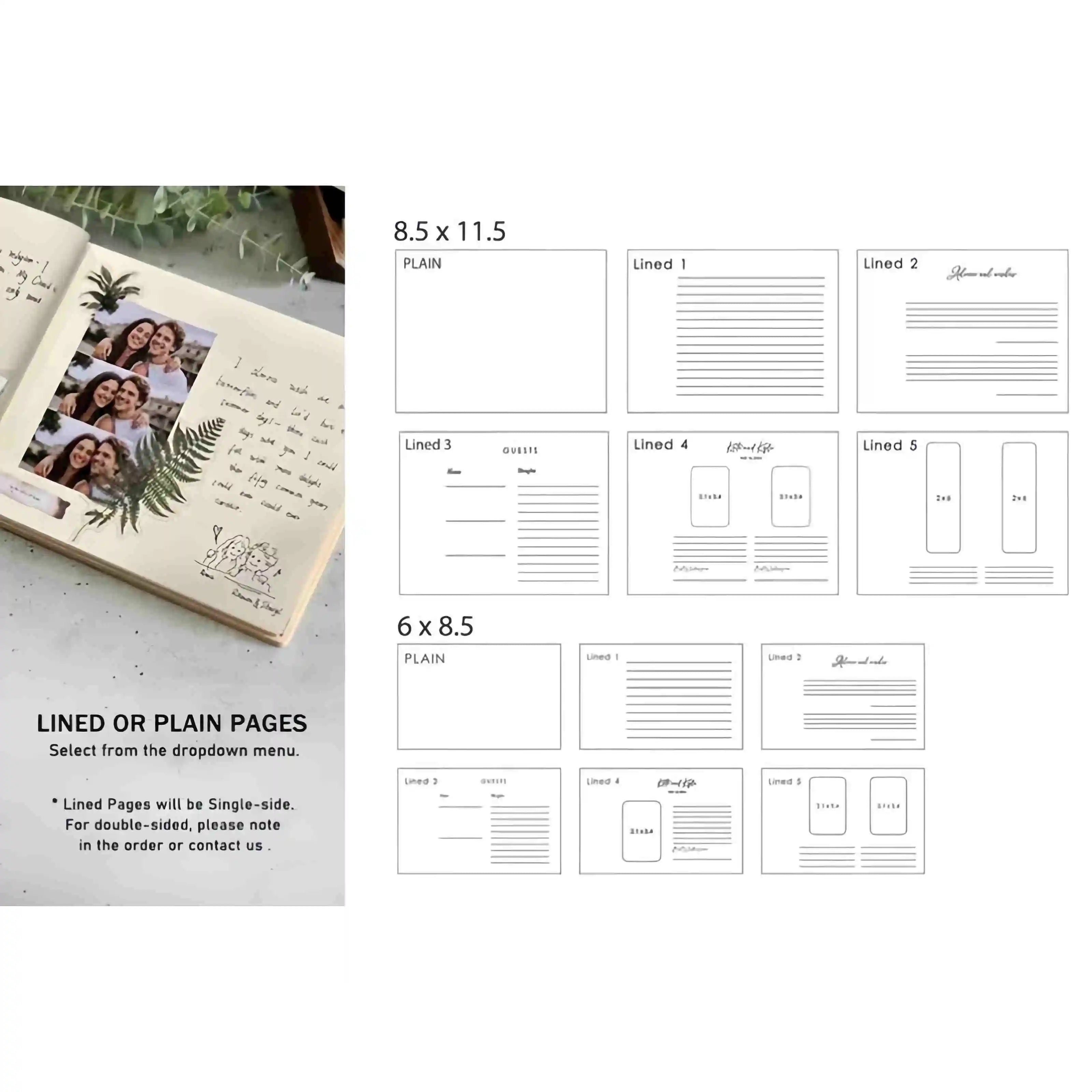 Personalized Wooden Mother's Day Keepsake, Handcrafted Photo Album & Memory Book Gift for Mom