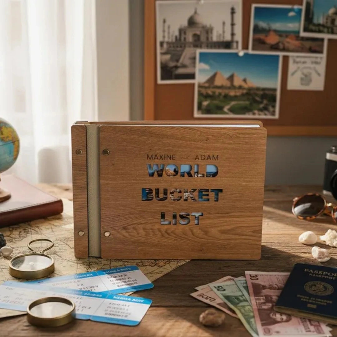 Custom Travel Journal: Capture cherished memories and gift it to friends or loved ones