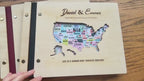 50 States Journal Book Customizable Name - Personalized Map Design for Adventure Lovers